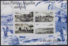 2011  Saint Pierre Et Miquelon N° BF 16  Nf** . Saint Pierre Et Miquelon Autrefois . L'Ile Aux Chiens . - Blocchi & Foglietti