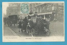 CPA PARIS VECU N° 74 - Automobile "Modern Style" - Transport Urbain En Surface