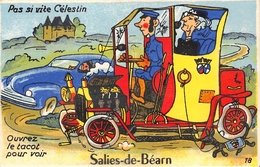64-SALIES-DE-BEARN- CARTE A SYSTEME , OUVREZ LE TACOT POUR VOIR - Salies De Bearn