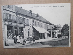 TERRITOIRE DE BELFORT  90   VALDOIE   -    EPICERIE-TABAC   ARRIVEE SUR LA PLACE  -  TERMINUS DU TRAMWAY   ANIME   TTB - Valdoie