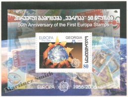Georgie - Georgia 2006 Yvert BF 38, 50th Anniversary Of The Europa Stamp Emission - Miniature Sheet - MNH - Georgien