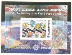 Georgie - Georgia 2006 Yvert BF 35, 50th Anniversary Of The Europa Stamps Emission,  - Miniature Sheet - MNH - Georgien