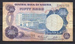 528-Nigeria Billet De 50 Kobo 1973-78 DD93 Sig.3 - Nigeria