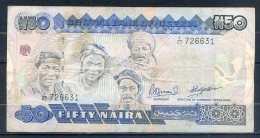 506-Nigeria Billet De 50 Naira T87 Sig.10 - Nigeria