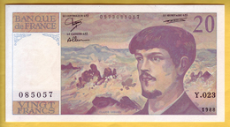 BILLET FRANCAIS - 20 Francs Debussy 1988 NEUF - 20 F 1980-1997 ''Debussy''