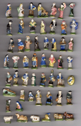 Série 53/55 Fèves - CRECHE - LES SANTONS TRADITIONNELS (petits Modèles 3.25cm Avec Variantes) Arguydal Av.1993 - Santini