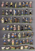 Série Complète 55 Fèves - CRECHE - LES SANTONS TRADITIONNELS (grands Modèles 3.5cm Avec Variantes) Arguydal Av.1993 - Santini