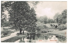 RB 1154 - Early Hartmann Undivided Back Postcard - Victoria Park - Bath Somerset - Bath