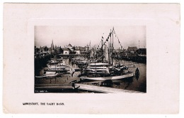 RB 1154 - 1907 Real Photo Postcard - The Yacht Basin Lowestoft Suffolk - Lowestoft