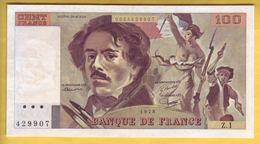 BILLET FRANCAIS - 100 Francs Delacroix 1978 SUP - 100 F 1978-1995 ''Delacroix''