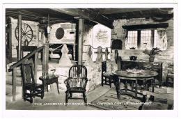 RB 1154 - Real Photo Postcard - Jacobean Hall - Gwydir Castle Llanrwst Caernarvonshire Wales - Caernarvonshire