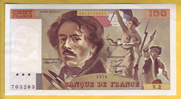 BILLET FRANCAIS - 100 Francs Delacroix 1978 SUP+ - 100 F 1978-1995 ''Delacroix''