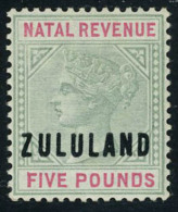 Neuf Avec Charnière N° 7, 5£ Vert Et Rouge, Superbe, RRR, Signé + Certificat BPA - Autres & Non Classés