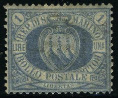 Neuf Avec Charnière N° 31, 1l Bleu Gris, Excellent Centrage, T.B. Sassone 2200 € - Sonstige & Ohne Zuordnung