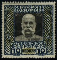 N° 117, 10k François Joseph 1er, T.B. - Sonstige & Ohne Zuordnung