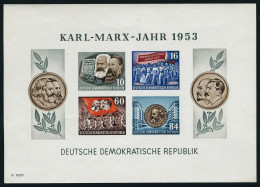 Neuf Sans Charnière N° 2/3, 70è Anniversaire De Karl Marx, Les 2 Blocs Dentelés + Non... - Autres & Non Classés