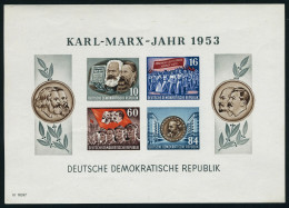 Neuf Sans Charnière N° 2/3, 70è Anniversaire De Karl Marx, Les 2 Blocs Dentelés + Non... - Sonstige & Ohne Zuordnung