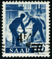 Neuf Avec Charnière N°221. 4f S/16Pf Bleu Double Surcharge. T.B. Signé Brun (Michel 231 II DD) - Altri & Non Classificati