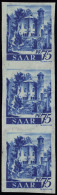 Neuf Sans Charnière N° 212, 75pf Bleu, Bande Verticale De 3ex ND, Filigrane W2 1x. Michel N° 222... - Autres & Non Classés