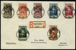 Lettre N° 148/54, La Série          Bienfaisance Obl Sur LR 6.1.32 Pour Munich, T.B. Michel 1900 € - Sonstige & Ohne Zuordnung