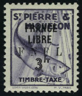 Neuf Sans Charnière N° 57/66, La Série Morues France Libre, T.B. Signé Calves - Autres & Non Classés