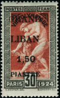 Neuf Avec Charnière N° 20. 1.50 Pi Sur 30c, Jeux Olympiques, Avec G Maigre. T.B. - Andere & Zonder Classificatie