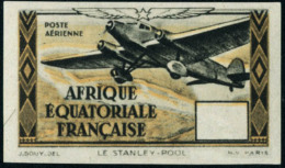 Neuf Sans Charnière Type Stanley-Pool. Noir Et Jaune Foncé. Non Dentelé Sans Indication De La... - Autres & Non Classés