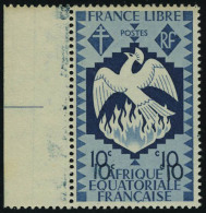 Neuf Sans Charnière N° 142, 10c Bleu Gris Double Impression De La Valeur, Bdf, T.B. Maury - Altri & Non Classificati