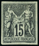 Neuf Avec Charnière N° 33, 15c Gris, T.B. - Sonstige & Ohne Zuordnung