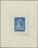 N° 1064, 4 F, Croix Rouge St Louise De Marillac, épreuve D'artiste En Bleu Vert, Signée Par Le... - Sonstige & Ohne Zuordnung