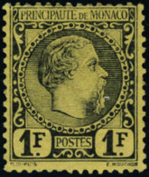 Neuf Avec Charnière N°9. 1f Noir S/Jaune. Bien Centré, Très Frais. T.B. Signé... - Altri & Non Classificati