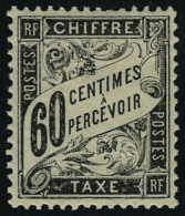 Neuf Avec Charnière N° 21, 60c Noir Centrage Parfait Superbe Signé Brun - Autres & Non Classés