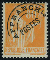 Neuf Sans Charnière N° 75, 80c Orange Paix, T.B. - Autres & Non Classés