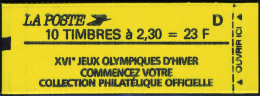 Neuf Sans Charnière N° 2614-C6a, 2f30 Marianne De Bréat, 10t Jeux Olympiques D'hiver Lettre D... - Autres & Non Classés