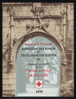 Neuf Sans Charnière N° 2019a, Carnet Croix Rouge 1970, Mention Croix-Rouge De 27 Mm Au Lieu De 32. T.B. - Autres & Non Classés