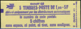 Neuf Sans Charnière N° 1970-C1, + 1972/C1 - 1972-C2 Conf 5 + 1972-C3 Conf 8 , 4 Carnets... - Autres & Non Classés