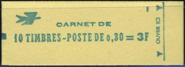Neuf Sans Charnière N° 1586-C1, Type Cheffer, Carnet De 10 Du 0.30 Lilas, Conf 1 + N° 1536 -C3... - Autres & Non Classés