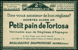 Neuf Sans Charnière N° 170CP1. 10c Pasteur, Couverture S 93. Pubs Sur Marge : Villes Du Doubs, Superbe. - Autres & Non Classés