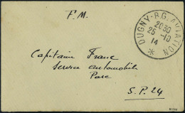 Lettre L. Avec Mention FM Et Càd Dugny RG Aviation 25.10.14 Pour Le DP 24 T.B. Signé Beaudoin - Autres & Non Classés