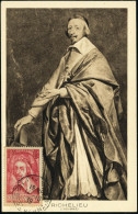 Lettre N° 305. Richelieu Sur CM (Braun 11932 - Verticale, Bistre). CàD Paris 14.10.38.  T.B. - Autres & Non Classés