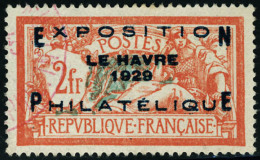 Oblitéré N° 257A. 2f Expo Du Havre, Càd Rouge De L'expo. T.B. - Autres & Non Classés