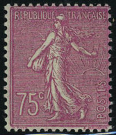 Neuf Sans Charnière N° 202a, 75c Semeuse Violet Type II T.B. Signé - Autres & Non Classés