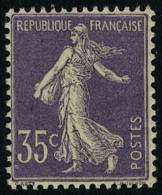 Neuf Sans Charnière N° 136, 35c Violet Clair Excellent Centrage, T.B. - Autres & Non Classés