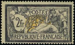 Neuf Avec Charnière N° 122. 2f Merson Violet Et Jaune, T.B. Signé Calves Et Diéna. - Autres & Non Classés