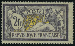 Neuf Sans Charnière N° 122, 2f Merson Fraicheur Postale Superbe, Certificat Schollmeyer - Autres & Non Classés