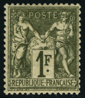 Neuf Avec Charnière N° 72, 1f Bronze, Type I, Cl, Excellent Centrage, T.B. Signé JF Brun - Sonstige & Ohne Zuordnung