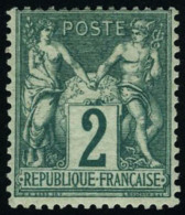 Neuf Avec Charnière N° 62, 2c Vert Type I, Cl, T.B. Signé Calves - Autres & Non Classés