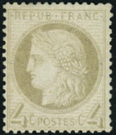 Neuf Avec Charnière N°52. 4c Gris. Très Frais Nuance Et Gomme Cl. T.B. - Altri & Non Classificati