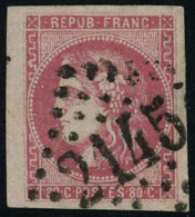 Oblitéré N° 49, 80c Rose Bdf, Superbe - Other & Unclassified