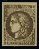 Neuf Avec Charnière N° 47, 30c Brun T.B. - Altri & Non Classificati